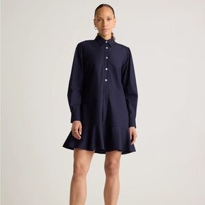 Quince Organic Poplin Shift Dress